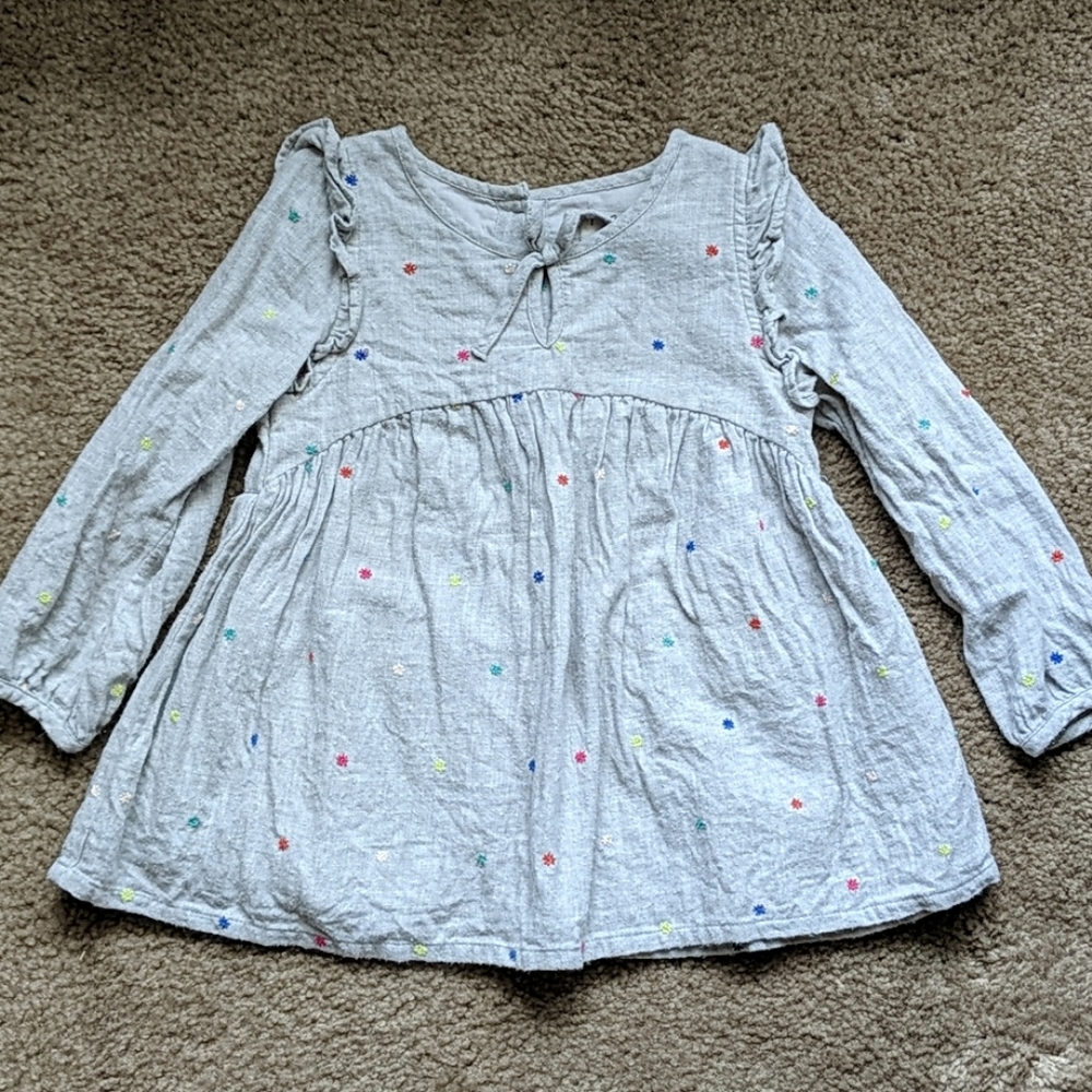 Next flower embroidered tunic 2-3 years
